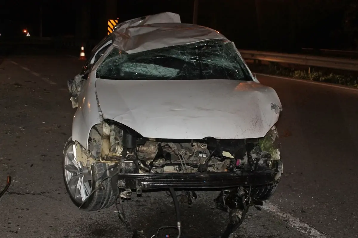 Bafra’da Trafik Kazası: Sürücü Yaralandı