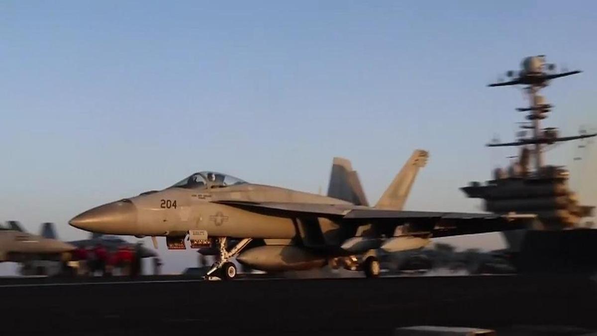 ABD Merkez Komutanlığı paylaştı: İşte Yemen’i vuran jetler!